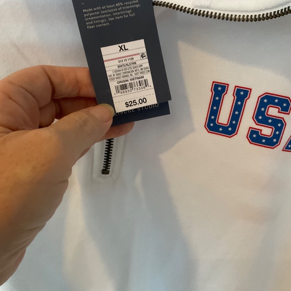 Universal Thread USA Zippered Pullover Jacket NWT - Picture 4 of 7